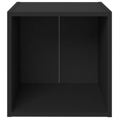 vidaXL Tv-meubelen 4 st 37x35x37 cm spaanplaat zwart
