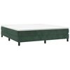 vidaXL Boxspring bed 180x200 cm fluweel donkergroen