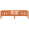 vidaXL Bedframe zonder matras massief grenenhout wasbruin 100x200 cm