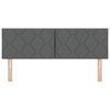 vidaXL Hoofdbord Grijs 160 cm Stof
