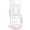 vidaXL Speeltoren Bruin 52,5 x 46,5 x 208 cm Massief Douglas hout
