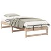 vidaXL Bedframe Bruin 90 x 220 cm Massief grenenhout