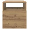 vidaXL Bijzettafel 2 pcs Artisan Eiken 40,5 x 40 x 45 cm Bewerkt hout