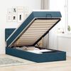 vidaXL Ottoman bed met matras 90x190cm fluweel donkerblauw