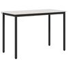 vidaXL Eettafel Wit 110 x 55 x 75 cm Massief grenenhout