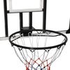 vidaXL Basketbalbord 106x69x3 cm polycarbonaat transparant