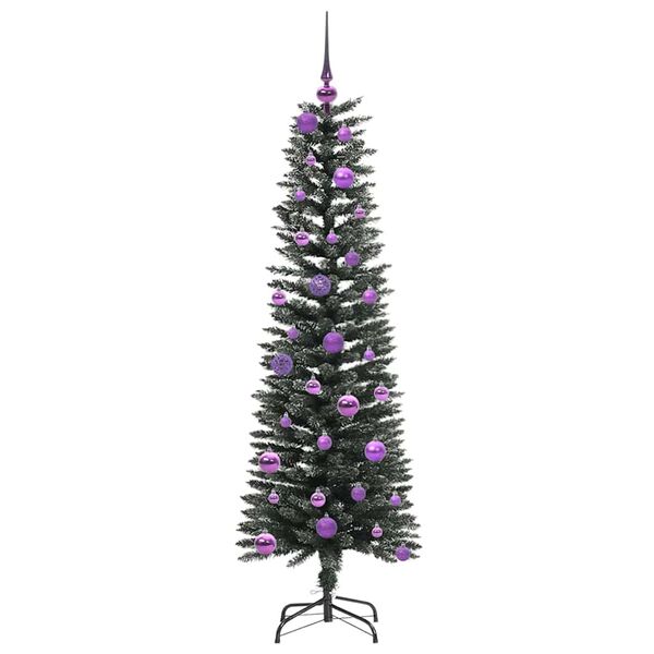 vidaXL Kunstkerstboom met 150 LED Groen 150 cm PVC en Plastic en Staal