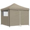 vidaXL Partytent Taupe 292 x 292 x 315 cm Oxford Stof