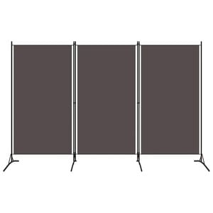 vidaXL Kamerscherm met 3 panelen 260x180 cm antraciet