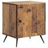vidaXL Nachtkastje Oud hout 43 x 34,5 x 50 cm Bewerkt hout