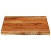 vidaXL Tafelblad vierkant natuurlijke rand 80x80x2,5 cm acaciahout