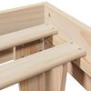 vidaXL Bedframe zonder matras massief grenenhout 200x200 cm