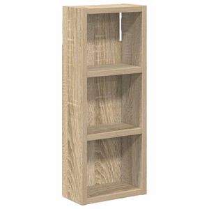 vidaXL Badkamer wandkast met plank Sonoma Eiken 20 x 10 x 50 cm