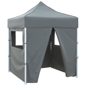 vidaXL Partytent 200 x 200 x 315 cm Antraciet Oxford Stof
