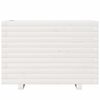 vidaXL Plantenbak 70x40x49,5 cm massief grenenhout wit