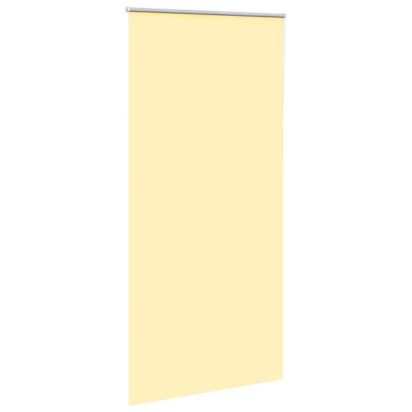 vidaXL Rolgordijn verduisterend 100x230cm stofbreedte 95,7cm geel
