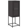 vidaXL Dressoir 36x39x107 cm koudgewalst staal zwart