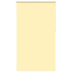 vidaXL Rolgordijn verduisterend 135x210 cm stofbreedte 131,6 cm geel