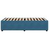 vidaXL Bedframe fluweel blauw 80x200 cm
