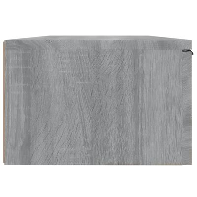 vidaXL Wandkast 68x30x20 cm bewerkt hout grijs sonoma eikenkleurig