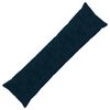 vidaXL Kussensloop HEERLEN Marineblauw 40 x 145 cm Nep Konijnenbont