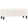 vidaXL Bankje 100x35x41 cm kunstleer cr&egrave;mekleurig