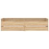 vidaXL Bedframe met lades sonoma eikenkleurig 100x200 cm