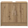 vidaXL Badkamer Kast Artisan Eiken 63 x 29 x 55 cm Bewerkt hout