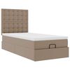 vidaXL Ottoman bed met matras en LED's 80x200 cm kunstleer