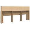 vidaXL Hoofdeinde kas Artisan Eiken 220 x 19 x 101,5 cm Bewerkt hout
