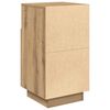 vidaXL Nachtkastjes 2 st met 2 lades 36x36x68 cm artisanaal eiken