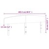 vidaXL Hoofdbord 200 cm massief grenenhout