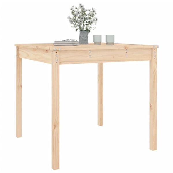 vidaXL Tuintafel 82,5x82,5x76 cm massief grenenhout