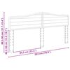 vidaXL Hoofdbord Bruin Eiken 200 cm Bewerkt hout