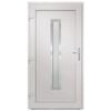 vidaXL Voordeur 98x190 cm PVC wit