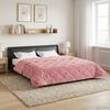 vidaXL Vol jaar dekbed Roze 200 x 240 cm Microfiber en Teddy fleece