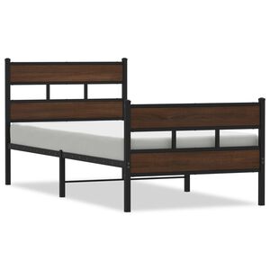 vidaXL Bedframe met hoofdbord en voetbord zonder matras 80x200 cm