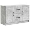 vidaXL Dressoir Betongrijs 89 x 34,5 x 57 cm Bewerkt hout