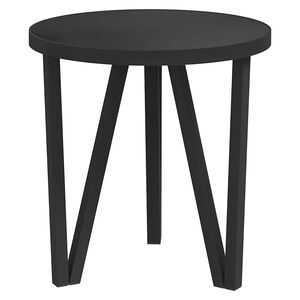 vidaXL Salontafel &Oslash;35 cm MDF zwart