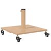 vidaXL Parasolvoet Licht Hout 45 x 45 x 31,5 cm