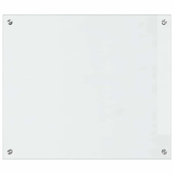 vidaXL Keuken Achterwand 2 pcs Doorzichtig 70 x 60 cm gehard glas