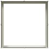 vidaXL Plantenbak 100x100x30 cm staal wit