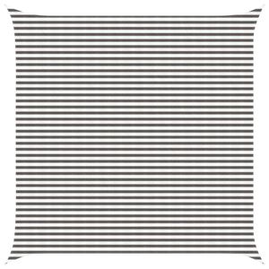 vidaXL Zonneschaduwzeil Lichtgrijs en wit. 4,5 x 4,5 m HDPE