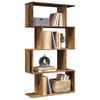 vidaXL Kamerscherm / boekenkast 4-laags 70x24x129 cm hout oud hout