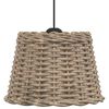 vidaXL Plafondlampenkap &Oslash;30x20 cm wicker bruin