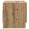 vidaXL Kledingkast 70x32,5x35 cm bewerkt hout artisanaal eikenkleur