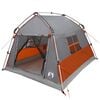 vidaXL Instant Tent Water-resistant 2-persoons Grijs en Oranje