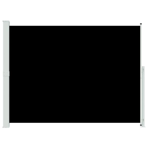 vidaXL Tuinscherm uittrekbaar 220x300 cm zwart
