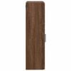 vidaXL Badkamer wandkast met plank TULUM Bruin Eiken 37 x 24,5 x 86 cm