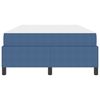 vidaXL Bedframe met matras Blauw 120 x 190 cm Stof